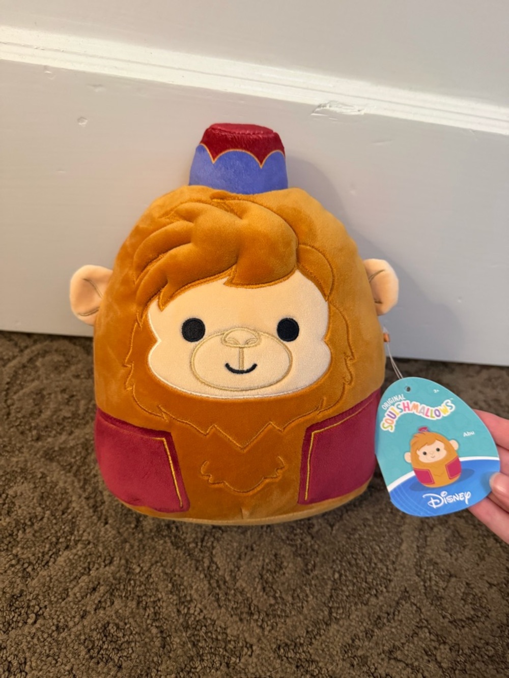 Squishmallows Original 10 inch Abu from Disneys Aladdin NWT